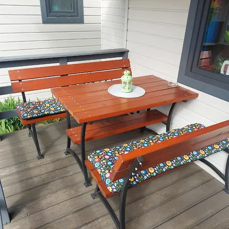 Bursztynowo Z Basenem Ferienhaus Ostrowo (Puck)